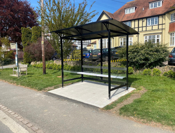 Image of a Shelter Store Bus Stop